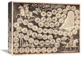 Jose Guadalupe Posada - Smugglers Dice Game (Los charros contrabandistas. Juego de dados), ca. 1910s.