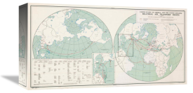 RG 263 CIA Published Maps - United State of America and the United Kingdom Bilateral Air Transport Rights, 1947