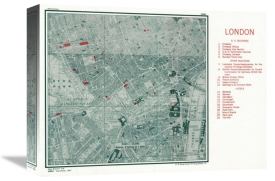 RG 263 CIA Published Maps - US Buildings in London, 1947