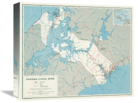 RG 263 CIA Published Maps - Panama Canal Zone, 1948