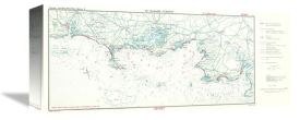 RG 263 CIA Published Maps - France: Landing Beaches - Sector F: St. Nazaire-Lorient