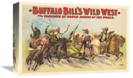 Courier Litho. Co. - Buffalo Bill's Wild West and Congress of Rough Riders of the World, 1898