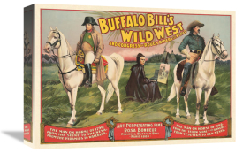 Courier Litho. Co. - Buffalo Bill's Wild West and Congress of Rough Riders of the World:  Rosa Bonheur Painting Buffalo Bill, 1896