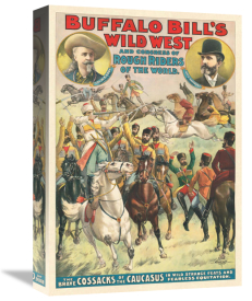 Courier Litho. Co. - Buffalo Bill's Wild West and Congress of Rough Riders of the World: Featuring Cossacks of the Caucasus, 1899