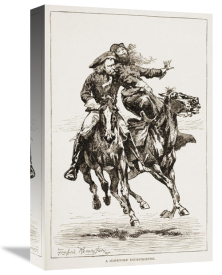 Frederic Remington - A Suspended Equestrienne, 1887