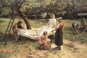 Frederick Morgan - The Apple Gatherers