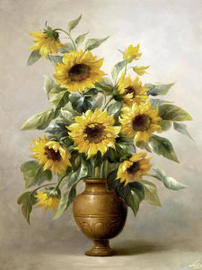 Welby - Sunflowers In Bronze I