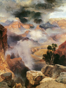 Thomas Moran - Mist in the Canyon