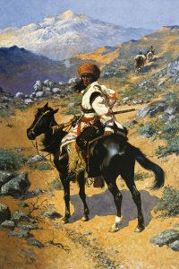 Frederic Remington - An Indian Trapper