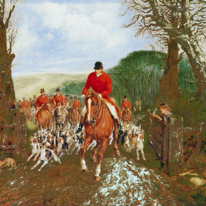 Henry Jr. Alken - A Hunt Going Through A Gate