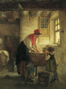 Pierre Edouard Frere - Washing Day