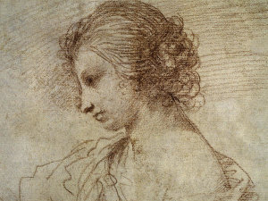 Guercino - Profile of a Woman
