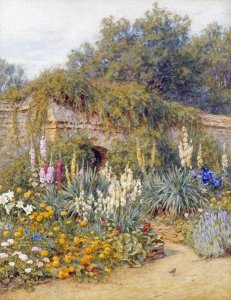 Helen Allingham - Gertrude Jekyll's Garden, Munstead Wood
