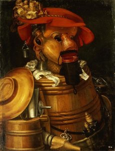 Giuseppe Arcimboldo - The Waiter: Winemaking