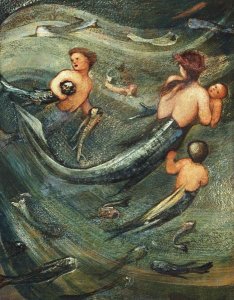 Sir Edward Burne-Jones - Mermaids In The Deep