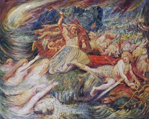 Henri Jules Charles Corneille - The Death of Siegfried