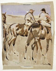 Joseph Crawhall - American Jockeys, Racehorses