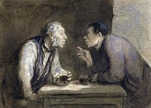 Honore Daumier - Two Drinkers