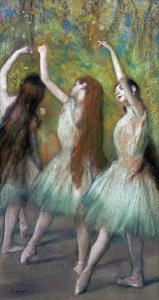 Edgar Degas - Green Dancers