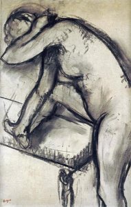 Edgar Degas - Study of a Dancer