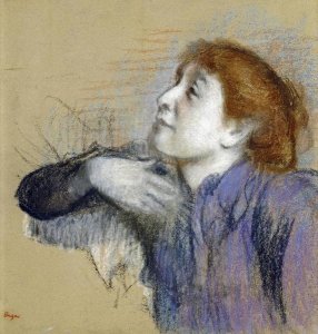 Edgar Degas - Bust of a Woman