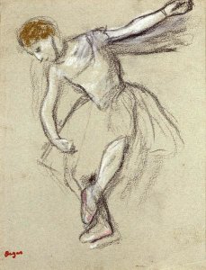 Edgar Degas - A Dancer Seen In Profile