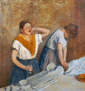 Edgar Degas - The Laundry Workers Ironing