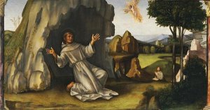 Francesco Raibolini Francia - Saint Francis Receiving The Stigmata