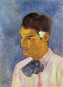 Paul Gauguin - Young Man With a Flower