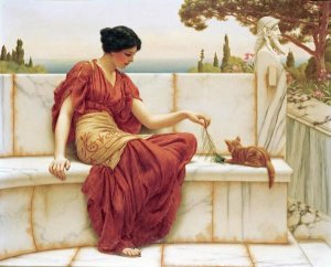 John William Godward - The Favourite