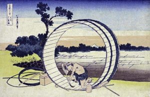 Hokusai - Fields In Owari Province