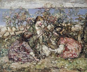 Edward Atkinson Hornel - The Butterfly