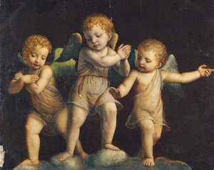 Bernandino Luini - Three Cherubs