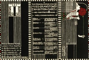 Margaret Macdonald Mackintosh - The White Cockade, Illustration For a Menu, 1911