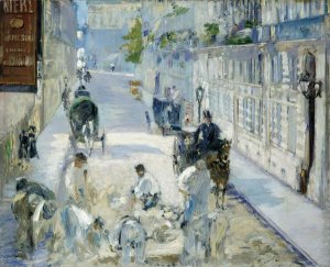 Edouard Manet - Rue Mosnier with Workmen