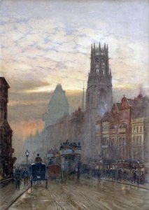 Herbert Menzies Marshall - Fleet Street By Temple Bar