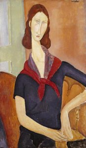 Amedeo Modigliani - Jeanne Hebuterne (with a Scarf)