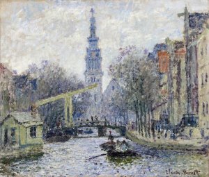 Claude Monet - Canal, Amsterdam