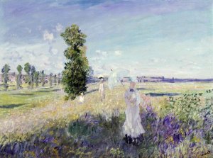 Claude Monet - La Promenade (Argenteuil), 1875