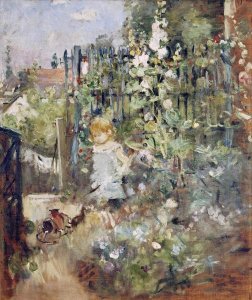 Berthe Morisot - A Child In the Rosebeds