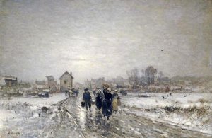 Ludvig Munthe - Returning From Market