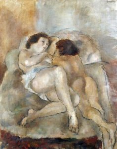 Jules Pascin - Two Nudes