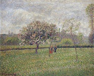 Camille Pissarro - Apple Tree Blossom at Eragny