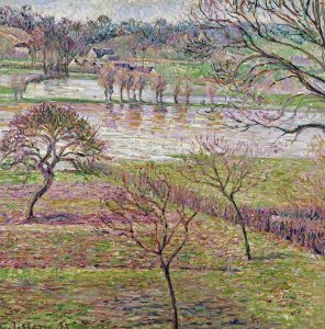 Camille Pissarro - The Flood at Eragny