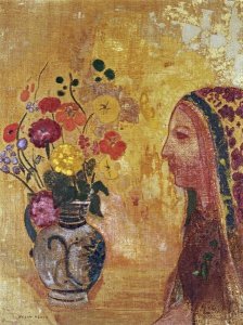 Odilon Redon - Profile of a Woman