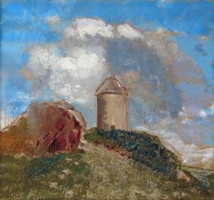 Odilon Redon - Le Moulin a Vent