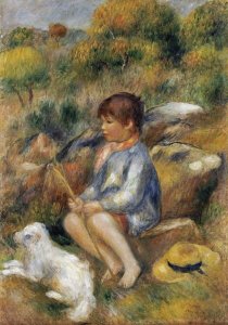 Pierre-Auguste Renoir - Young Boy By a Brook