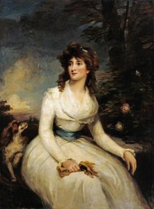 John Russell - Portrait of a Lady, Seated