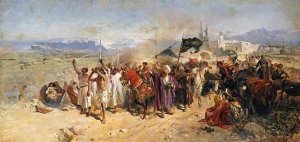 Nikolai Semenovich Samokish - Shi'ite Muslims Commemorating The Martyrdom of Hussein