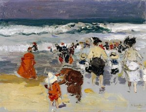 Joaquin Sorolla y Bastida - Playa De Biarritz